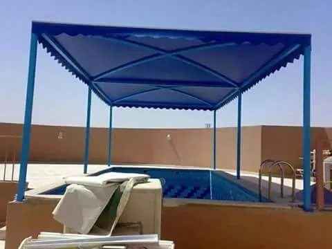 حداد تركيب مظلة مسبح اقرب حداد مظلات في الرياض